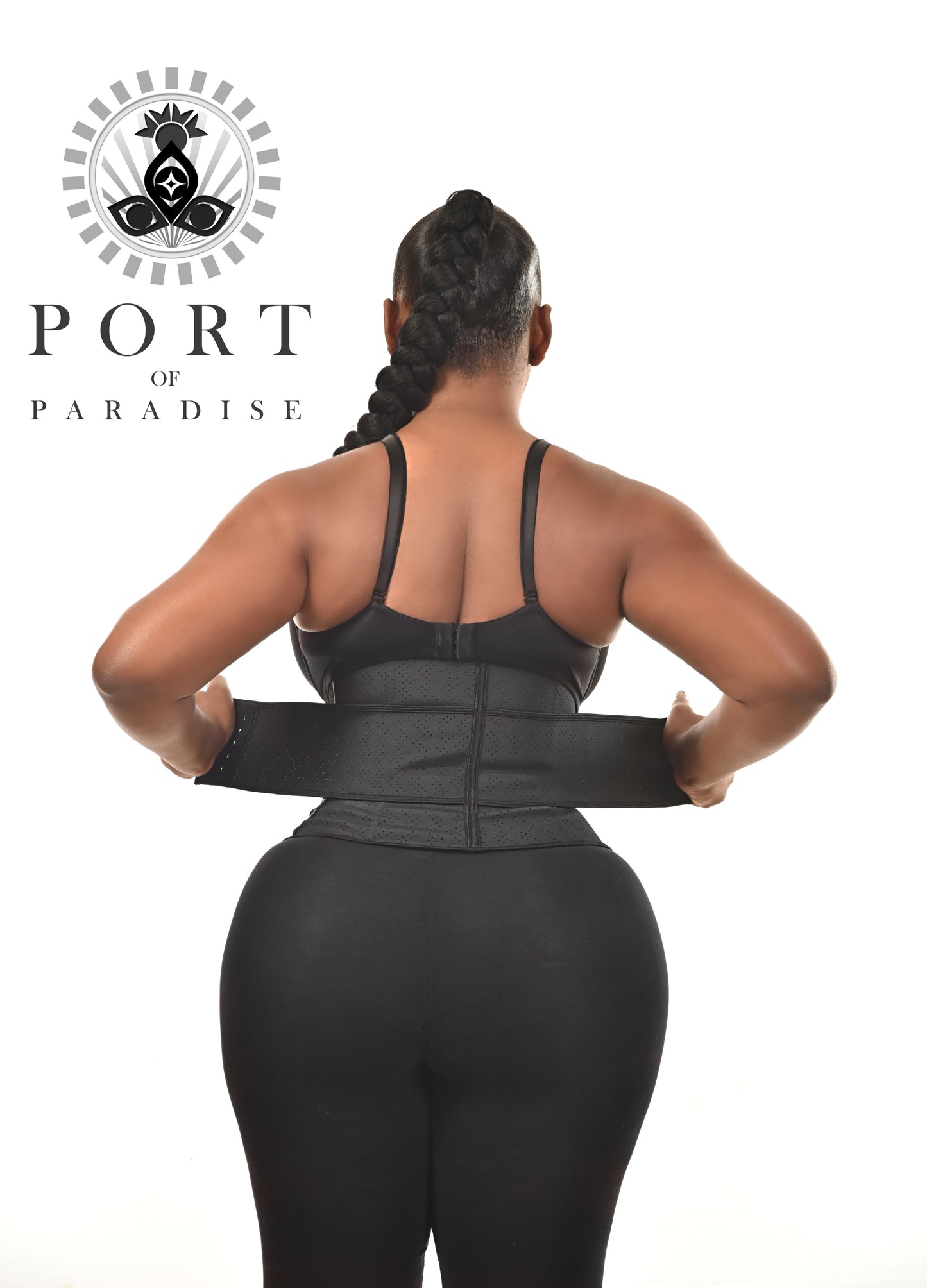 Belted Latex Trainer